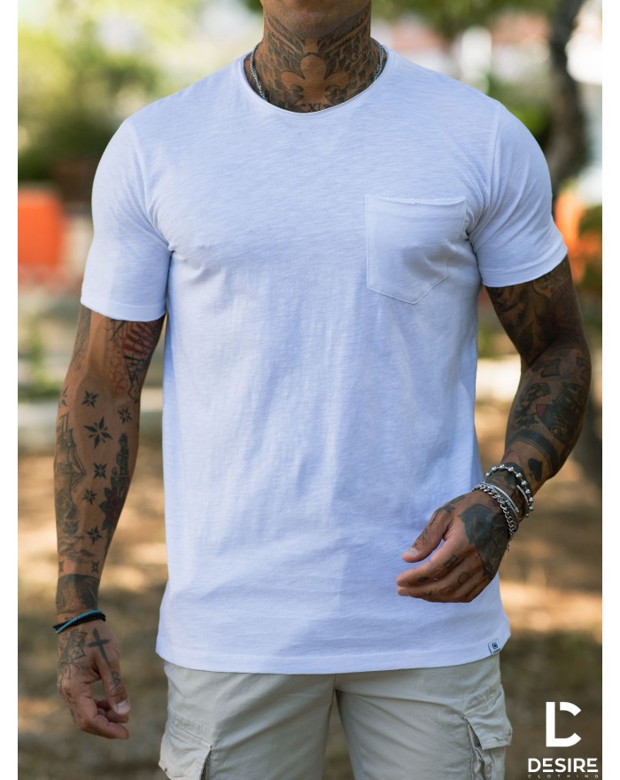 Ανδρικό λευκό t-shirt Camaro 