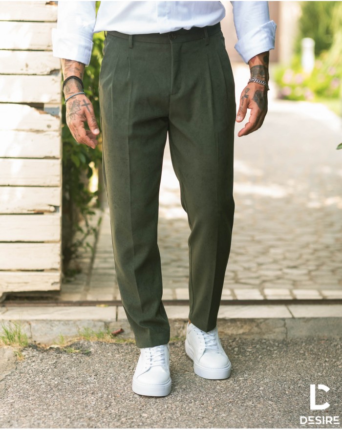 Ανδρικό πράσινο παντελόνι Over-D tasche america