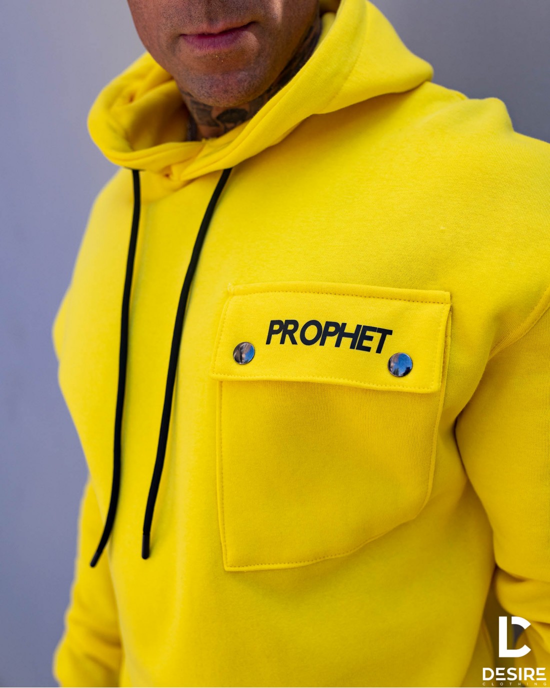 Aνδρικό κίτρινο φούτερ Prophet 